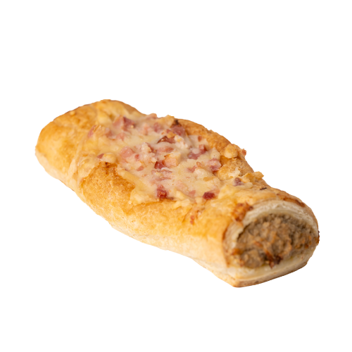 Cheese and Bacon Sausage Roll
